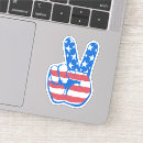 Search for american peace sign stickers Patriotic