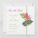 Search for tropical floral save the dates Pink