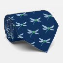 Recherche de libellule bleue cravates Vert