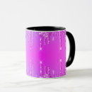 Search for neon pink mugs Glitter