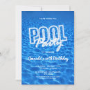Search for adult pool party invitations Swimming