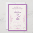 Search for light purple wedding invitations Lavender