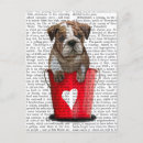 Search for red love postcards Puppy