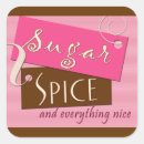 Search for brown paper bag stickers Pink and brown