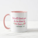 Search for live and let love mugs Typography