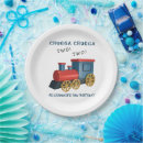 Search for train birthday plates All aboard