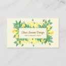 Search for lemon business cards Pastry chef