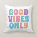 Search for good vibes only pillows Modern