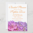 Search for purple pink hydrangea invitations Hydrangeas
