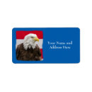 Search for patriotic eagle return address labels Military