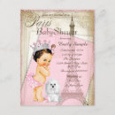 Recherche de princess baby shower invitations Rose et or