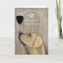 Recherche de wine lover vœux cartes Dog with wine