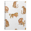Search for tigers notebooks Watercolor