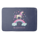 Search for unicorn bath mats Girly