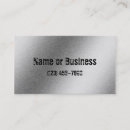 Recherche de chrome business cards Aluminium