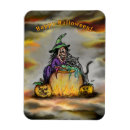 Search for happy witch magnets Pumpkin
