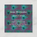 Search for peacock feather business cards Beauty
