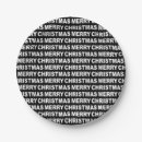 Search for black christmas plates Typography