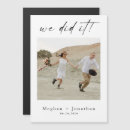Search for we got married wedding announcement cards Minimal