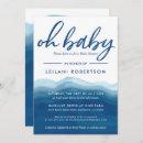 Recherche de blue baby shower invitations Oh bébé
