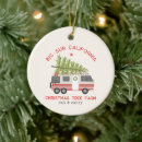 Search for vintage camper ornaments Christmas tree