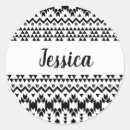 Recherche de chevrons noirs et blancs autocollants Noir et blanc