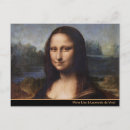 Recherche de peinture italienne cartes postales Mona lisa