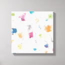 Search for orange and grey canvas prints Blue
