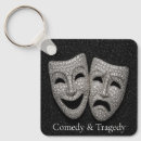 Search for comedy drama keychains Performing arts