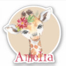 Search for safari nursery stickers Giraffe