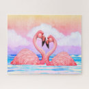 Recherche de flamants roses puzzles Pour eux
