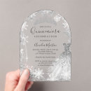 Search for snowflake quinceanera invitations Winter