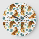Recherche de tigre sauvage horloges Dessin