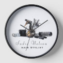 Recherche de ciseaux coiffeur horloges Coiffeuse