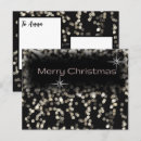 Recherche de étoiles noël invitations Noir et blanc