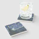 Search for antique art coasters Blue