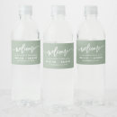 Recherche de bouteilles eau étiquettes Calligraphie