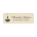 Search for chandelier return address labels Trendy