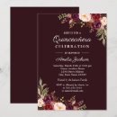 Search for deep red invitations Floral