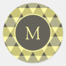 Search for yellow geometric stickers Retro