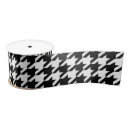Search for houndstooth ribbon Black and white
