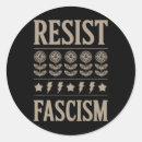 Search for anti fascism stickers Democrat