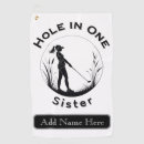 Search for hole in one golf equipment Black and white