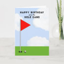 Search for for boss funny birthday cards Golfer