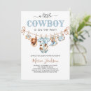 Recherche de bébé cowboy invitations Impression de vache