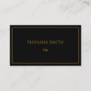 Search for black border business cards Modern