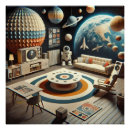 Search for retro rocket posters Astronaut