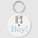 Search for boy baby shower keychains Gender reveal