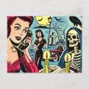 Search for vintage halloween illustration postcards Creepy