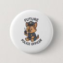 Search for police dog buttons Puppy